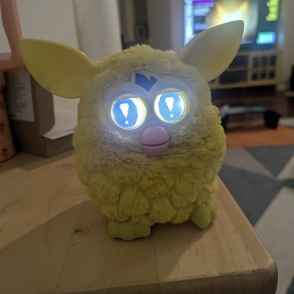 2012 Furby Boom Yellow Sprite